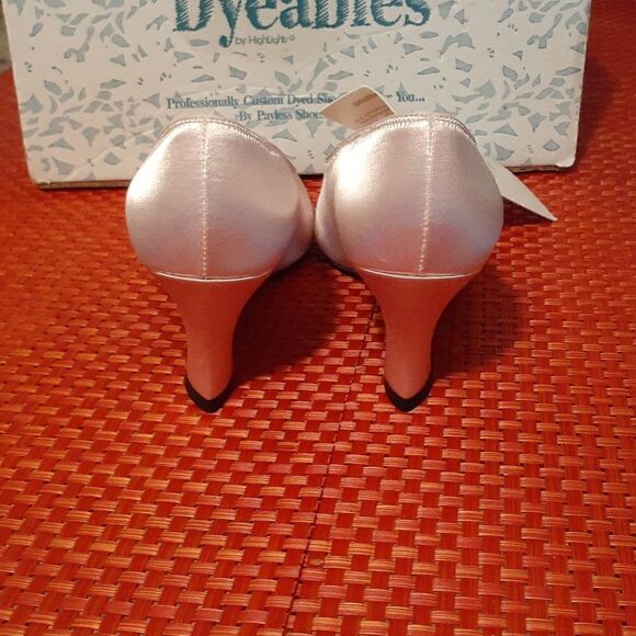 Vintage 1999 Dyeables by Highlights Women's Shoes In Winter Melon - Picture 5 of 6